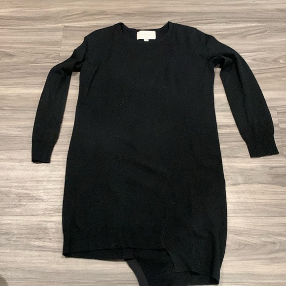 Brochu Walker Black Cashmere Sweater Dress - Picture 1 of 4